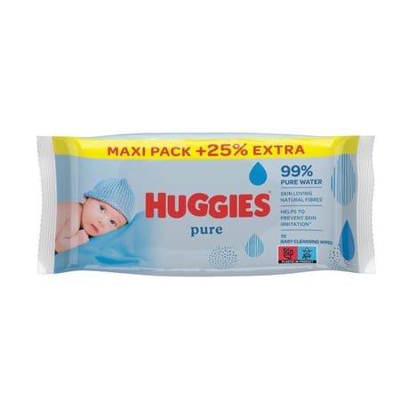 Huggies lingettes pures megapack x72
