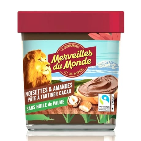Merveilles du monde pâte à tartiner collection 190g