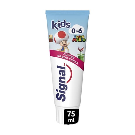 Signal kids dentifrice mario fraise 0-6 ans 75ml