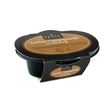 Feyel terrine alsacienne recette au riesling barquette 170g