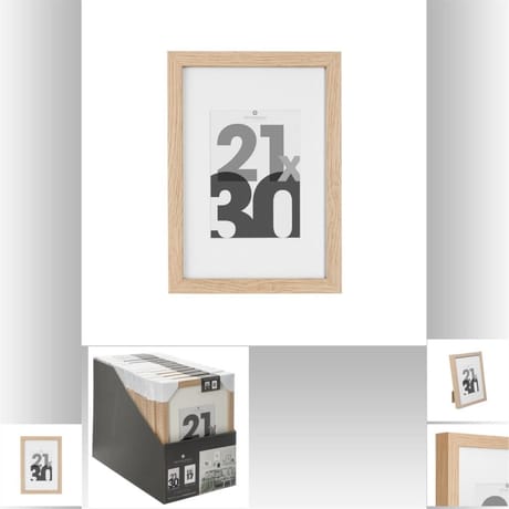 Cadre photo 21x30cm eva naturel