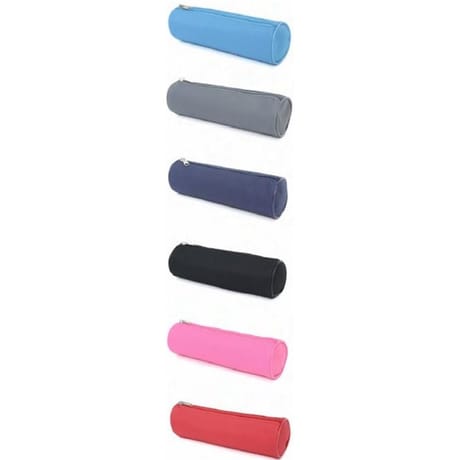 Trousse ronde unie coloris assortis