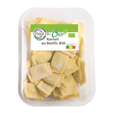 Ravioli au basilic BIO 250g