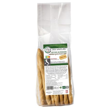 Gressins au romarin 300g