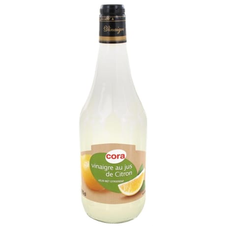 Cora vinaigre au jus de citron 6° 75cl