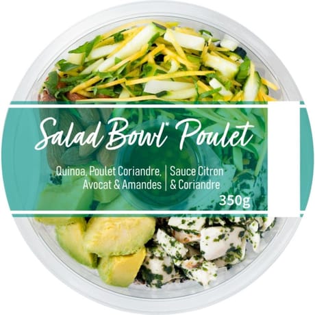 Salade bol poulet 350g