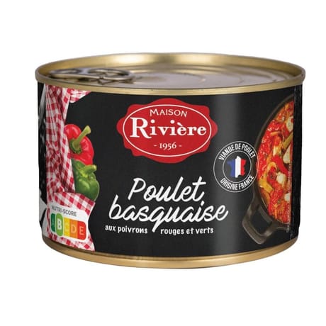 Maison riviere poulet basquaise 400g