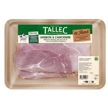 Jambon à l'ancienne fumé 2T 100G PF