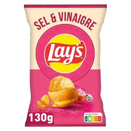 Lays chips sel & vinaigre 130g