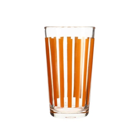 Lot 3 gobelets parasol 34cl en verre couleur orange