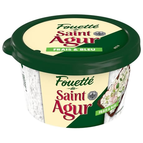 Saint Agur le fouetté frais et bleu 130g