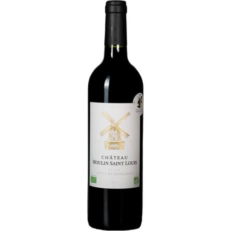 Blaye Côtes de Bordeaux vin rouge Château Moulin Saint-Louis 75cl bio