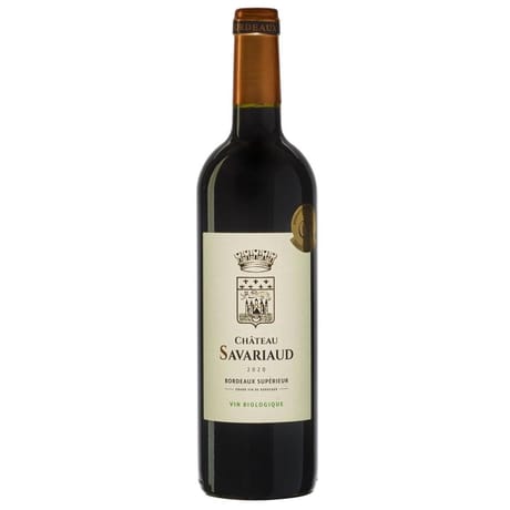 Bordeaux Supérieur vin rouge Château Savariaud 13% Vol.75cl bio