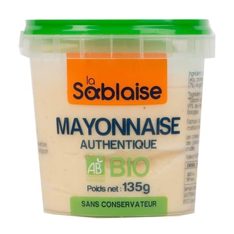 Mayonnaise BIOLOGIQUE fraîche nature