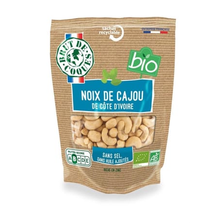 Noix de cajou bio grillée sans sel 100g
