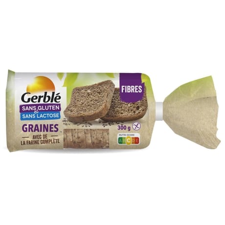Gerblé pain complet aux graines sans gluten 300g