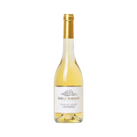 Tokaji Aszu 5 Puttonyos Sarga Borhaz 12.5% Vol.50cl