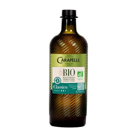 Carapelli huile d'olive vierge extra bio classico 75cl
