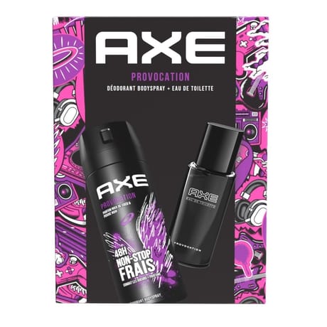 Axe coffret provocation déodorant + eau de toilette
