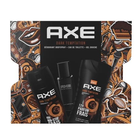 Axe coffret dark temptation déodorant + eau de toilette + gel douche