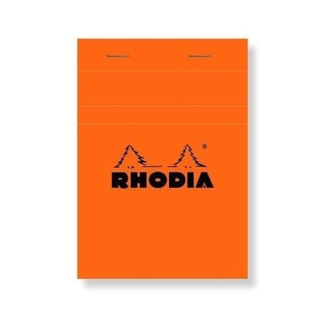 Rhodia bloc non perforé 10.5x14.8 cm 160 pages petits carreaux 80 grammes
