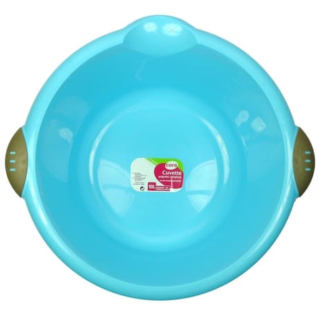 Cuvette ronde 10 litres bleu