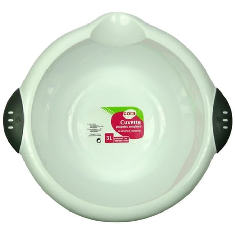 Cuvette ronde 3 litres blanc