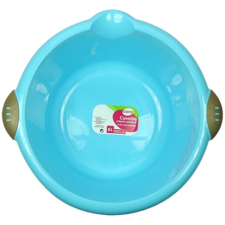 Cuvette ronde 6 litres bleu