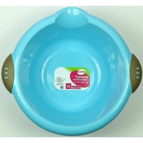 Cuvette ronde 3 litres bleu