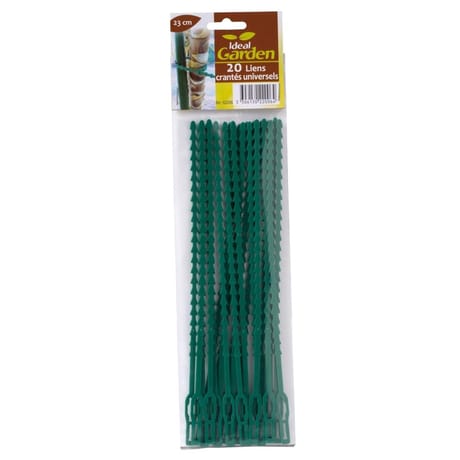 20 liens crantés universels 23cm