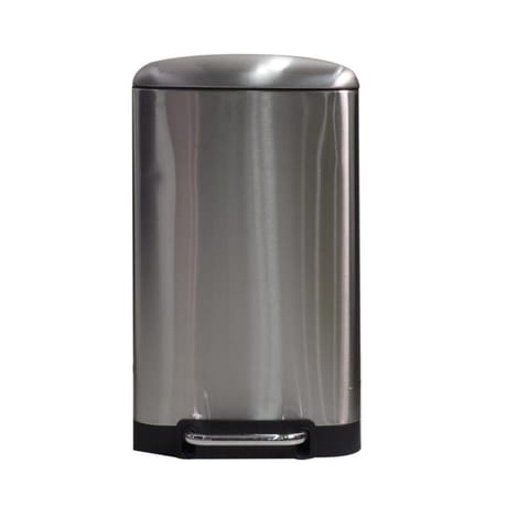 Poubelle à pédale urban rectangle 30l inox