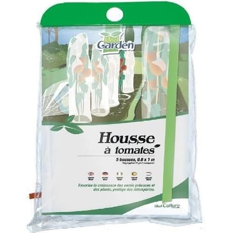 Idéal garden 5 housses à tomates 17gr/M  0.6x10m polypropylène