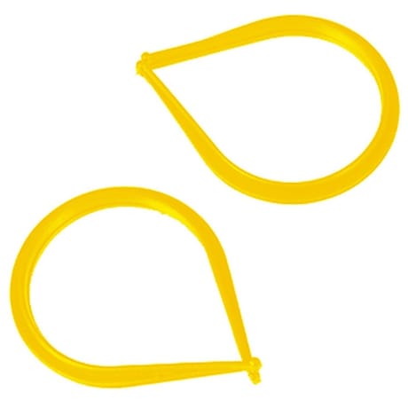 2 pinces pantalon jaune