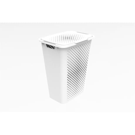 Pixel coffre à linge 50l blanc