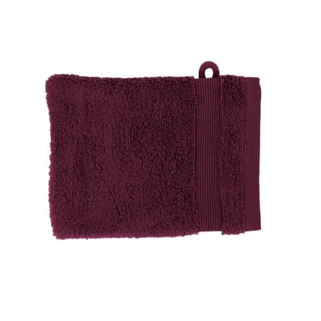 Lot de 2 gants 15x21 unis soft 500g lie de vin