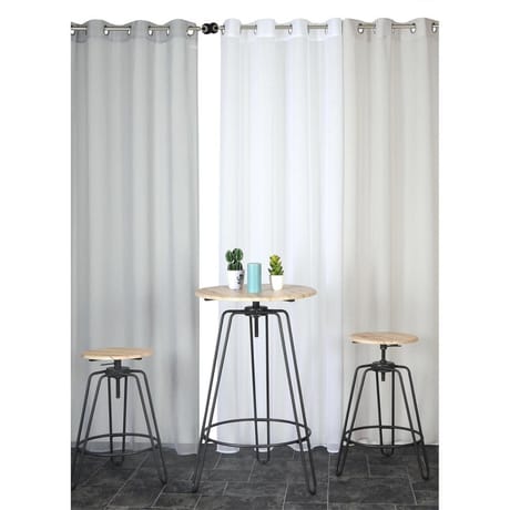 Panneau étamine unie 140x240cm galet