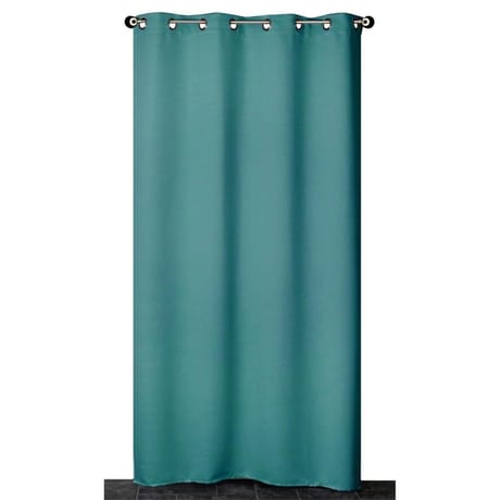 Panneau uni occultant 140x240cm bleu canard