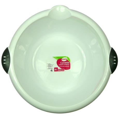 Cuvette ronde 6 litres blanc
