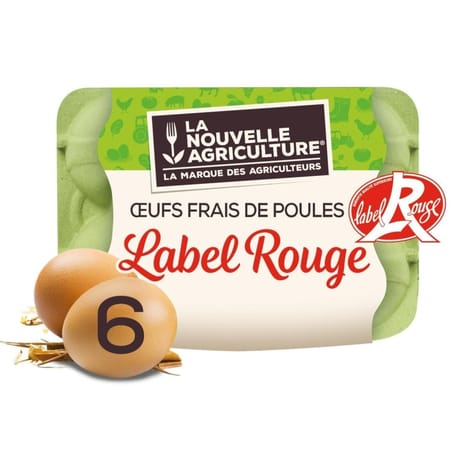 La nouvelle agriculture 6 oeufs plein air label rouge
