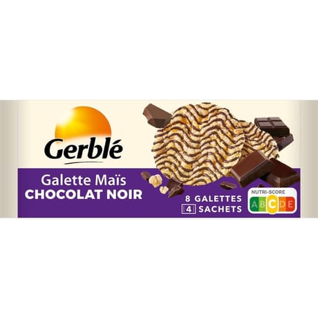 Gerblé galette maïs chocolat noir 96g