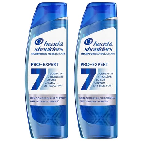 Head & shoulders 7in1 shampooing proexpert7 2x250ml