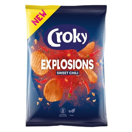 Croky chips explosions sweet chili 150g