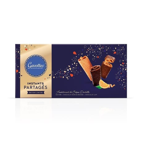 Coffret instants trilogie crêpes dentelle nature et choco 242g gav