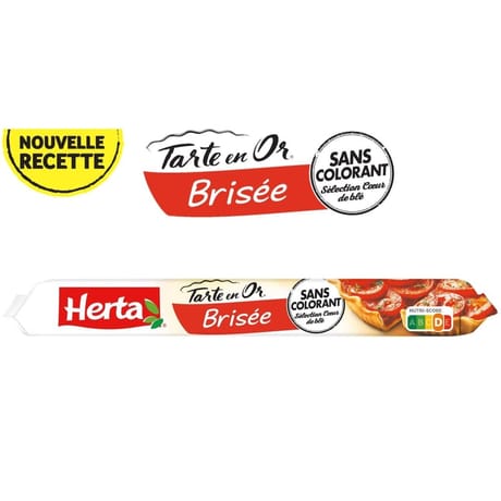 Herta tarte en or brisée 230g
