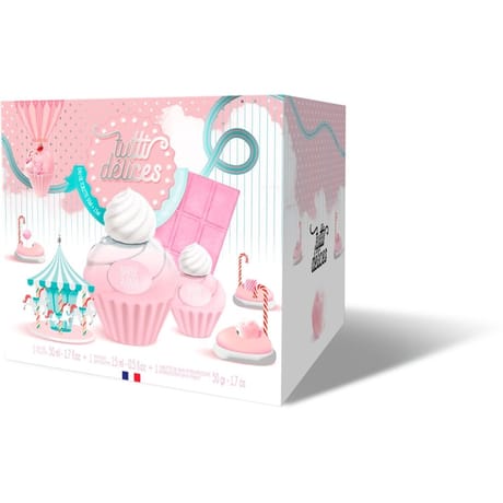 Tutti delices coffret eau de toilette barbe à papa 50ml + 15ml et tablette de bain