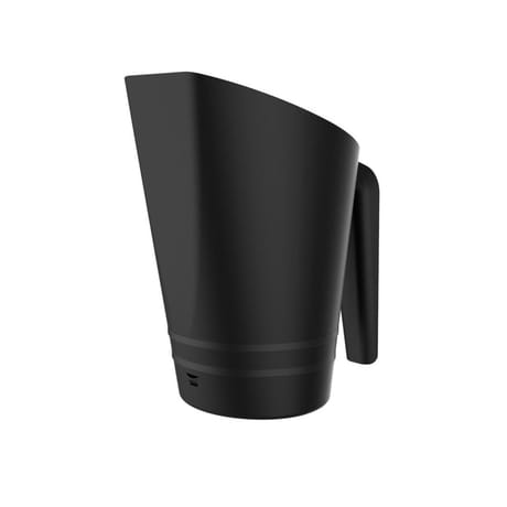 Pelle à granule de bois 1l jura montania matière recyclée noir mat