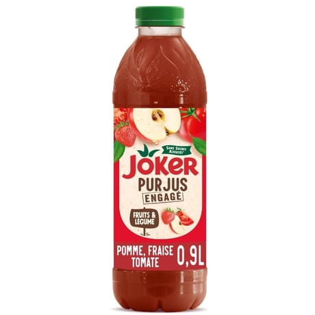 Jocker pur jus engagé pomme fraise tomate 90cl