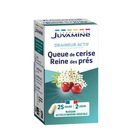 Juvamine phyto gélules reine des prés queue de cerise 50 gélules