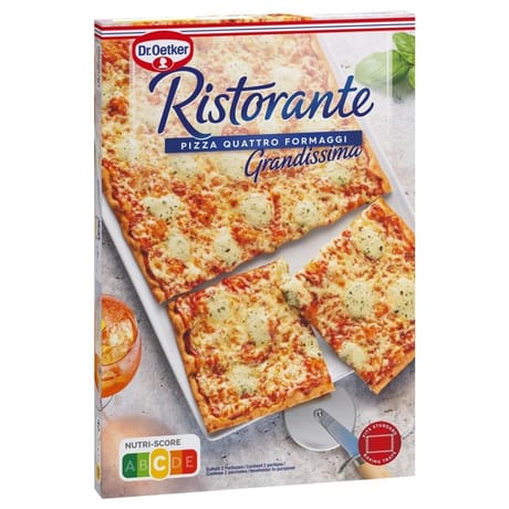 Dr oetker pizza ristorante grandissima quattro formaggi 560g
