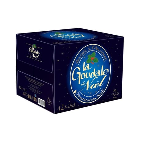 La goudale de noel pack biére ambrée 12 x 25cl 7.2% Vol.